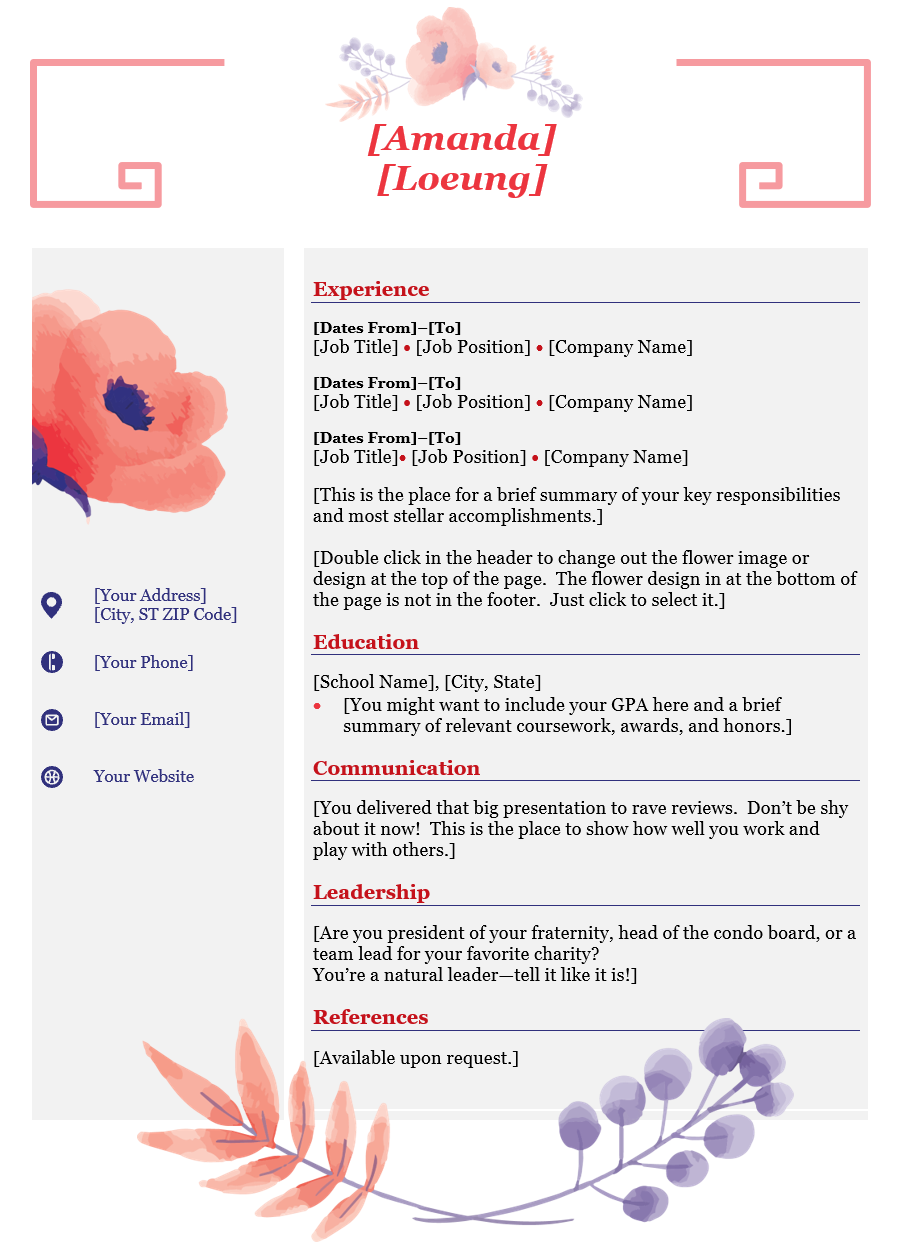 fake resume